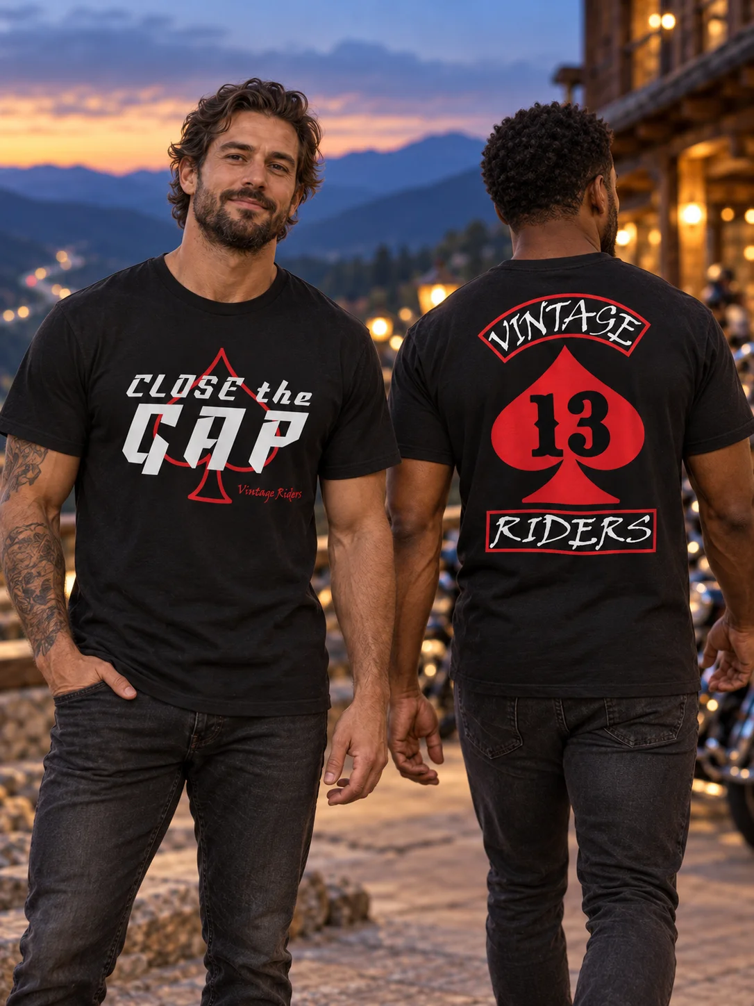 Close the Gap + Vintage Riders 13 — Bella+Canvas Unisex Supersoft Tee product image (1)