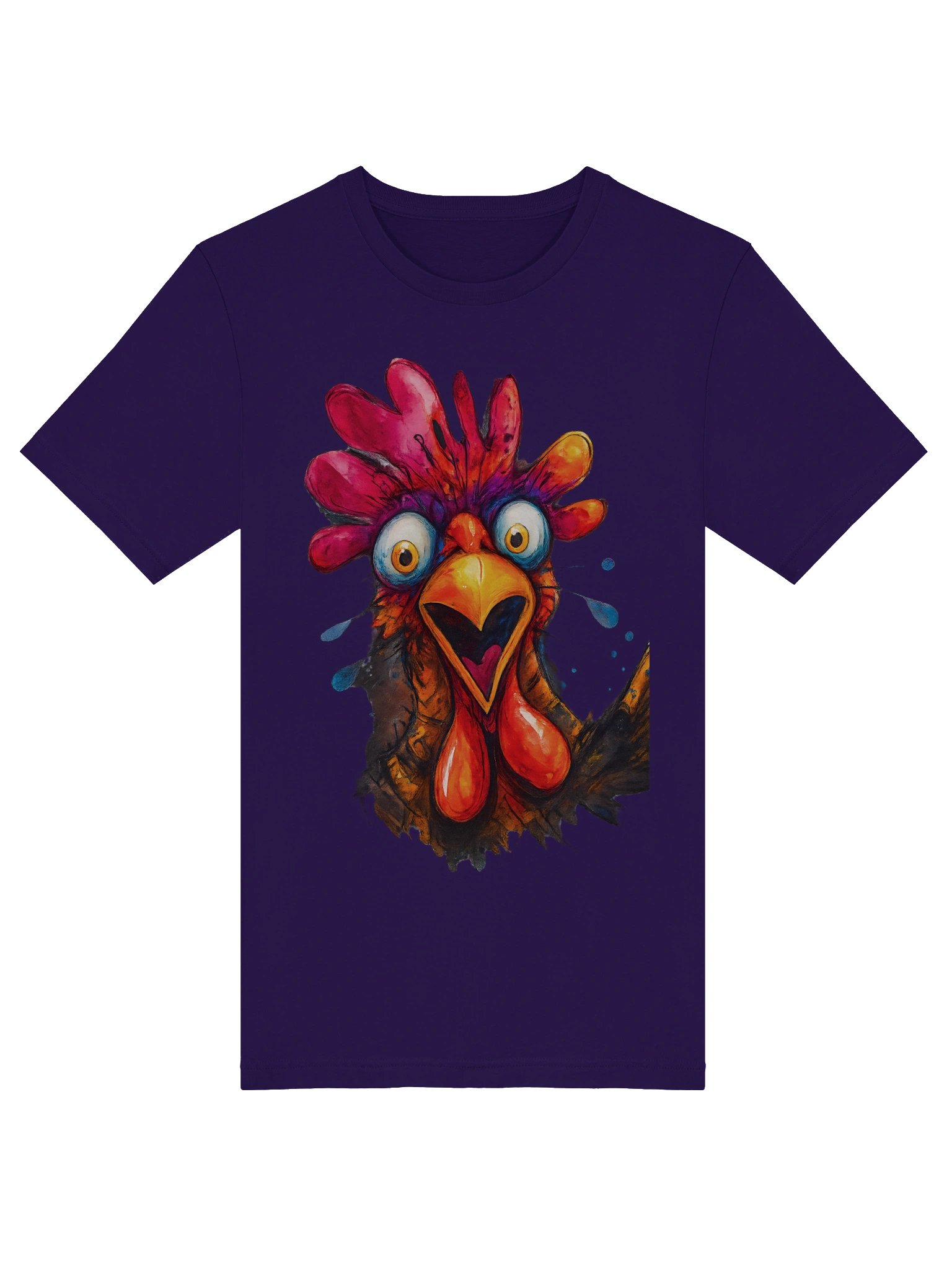 Whimsical Chicken Illustration T-Shirt product image (47)