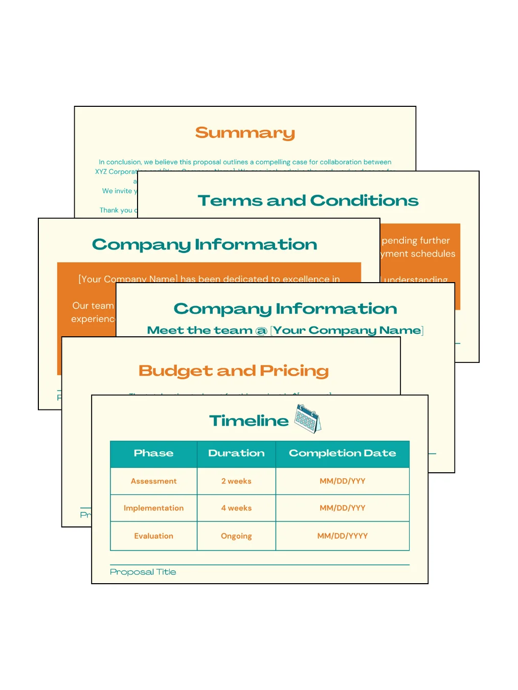 Sleek Business Proposal Template | Impress Clients & Investors Instantly product image (2)
