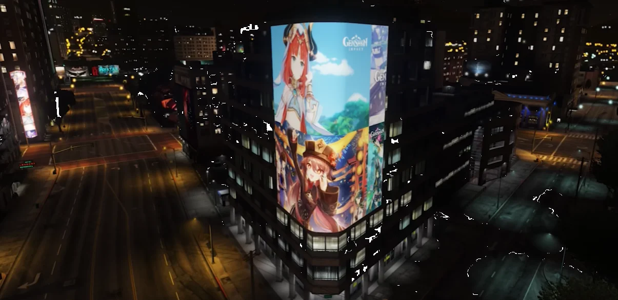 FiveM Animated Billboards - The best 50 Billboard Package [ QB / ESX / QBOX / Standalone ] product image (3)