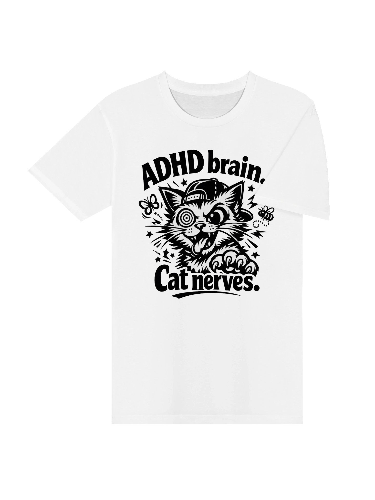 Crazy Cat Streetwear T-Shirt – Wild Attitude. Bigger Personality. product image (4)