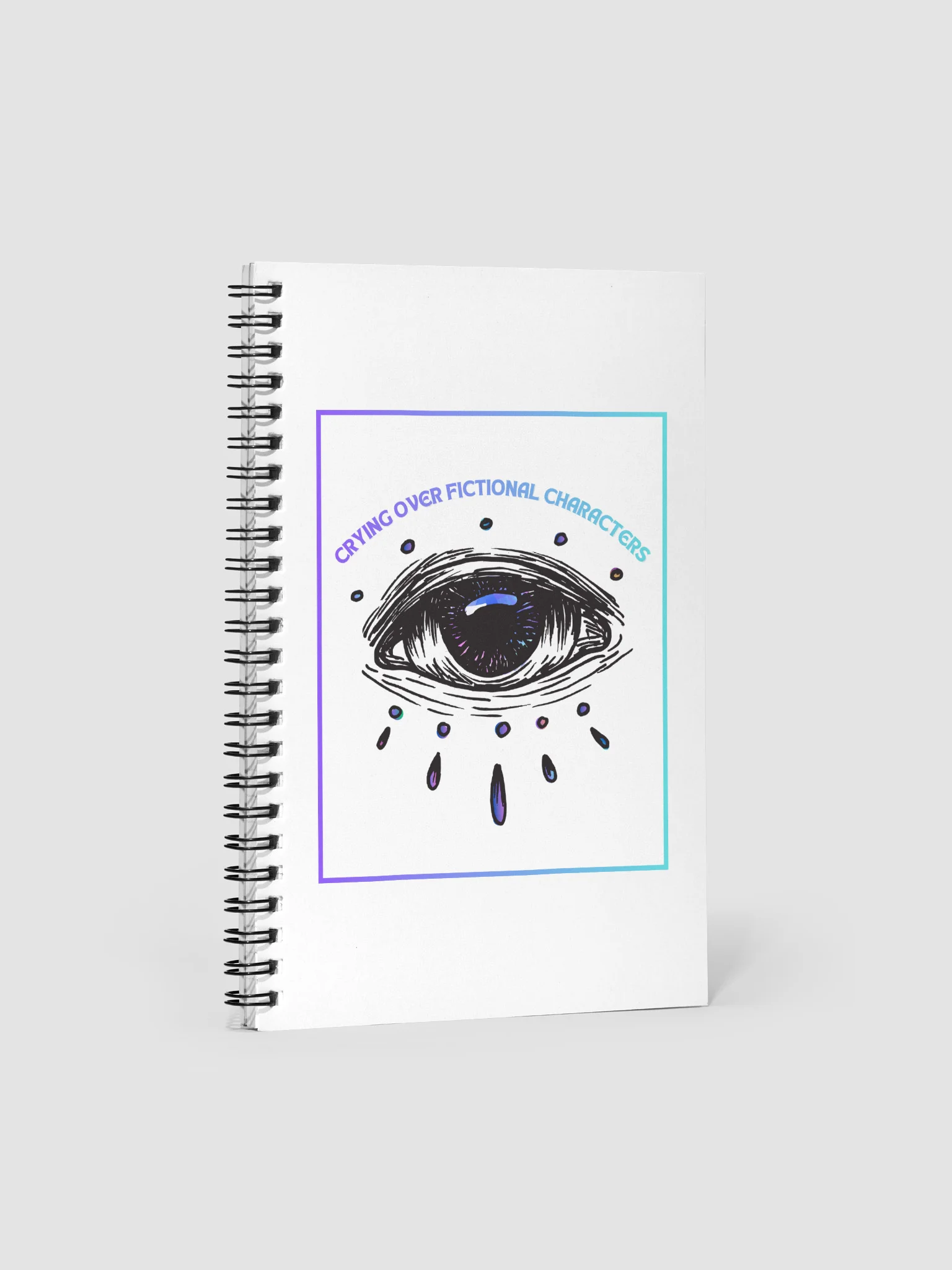 Crying Over Fictional Characters Notebook product image (1)
