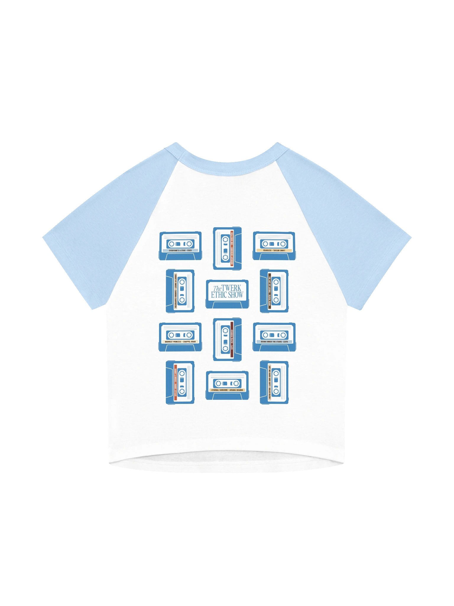 Cassettes Collage Crop Top product image (2)