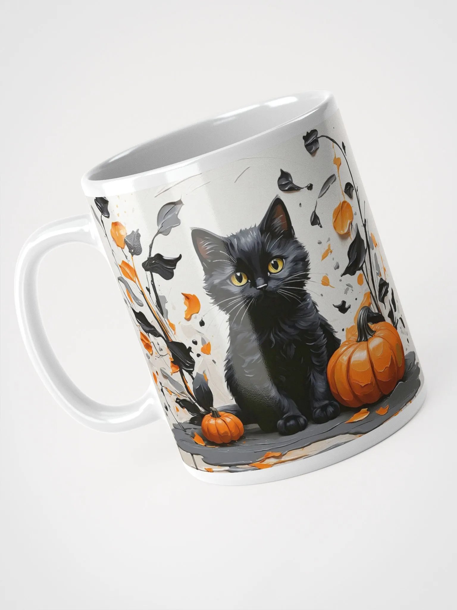 Silent Stalker Black Cat Mug product image (2)