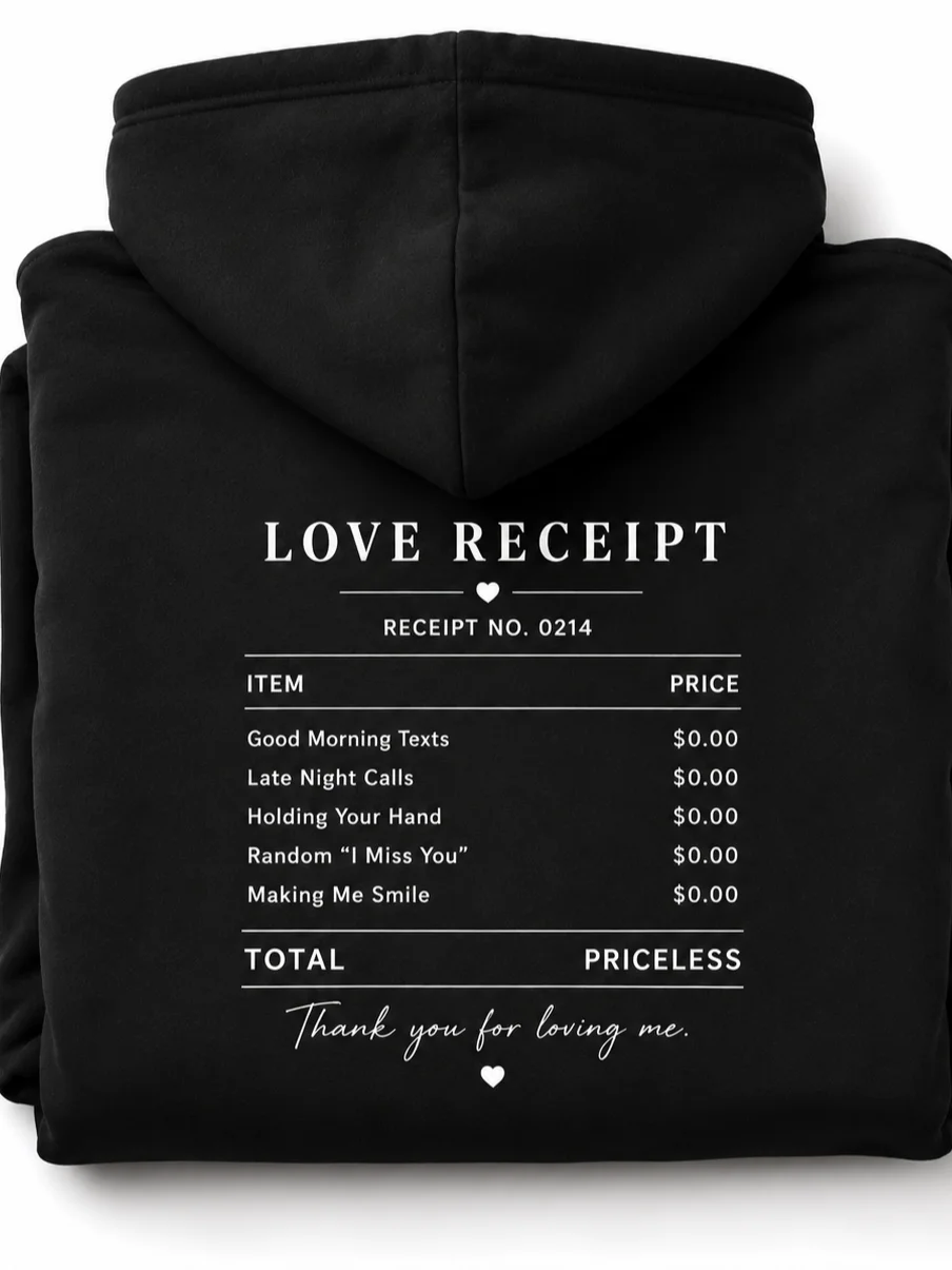 Love Receipt Hoodie product image (5)