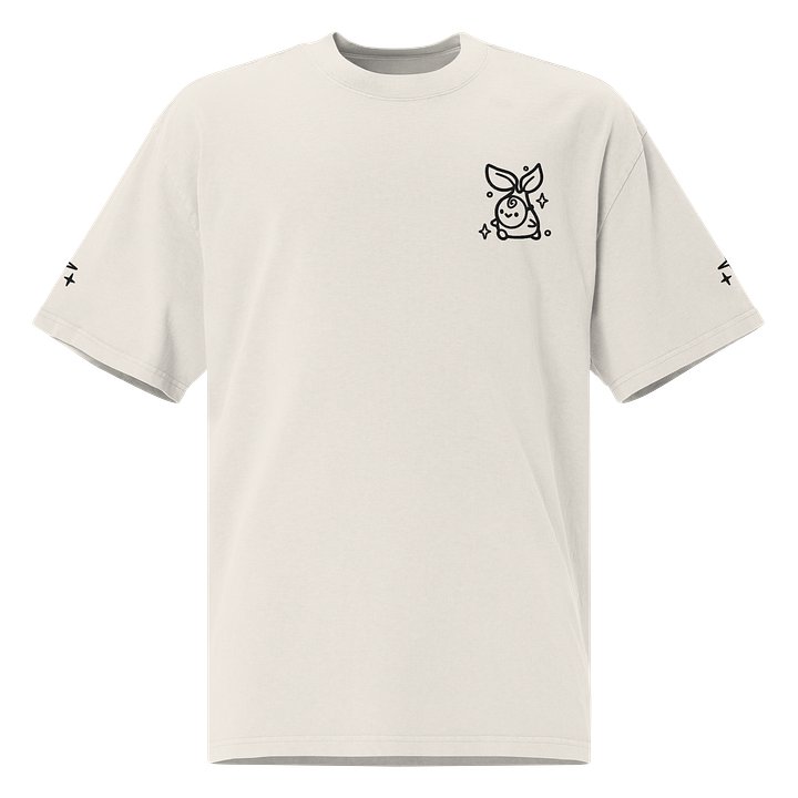 T-shirt Oversized Premium Mascotte Pouet brodée product image (7)