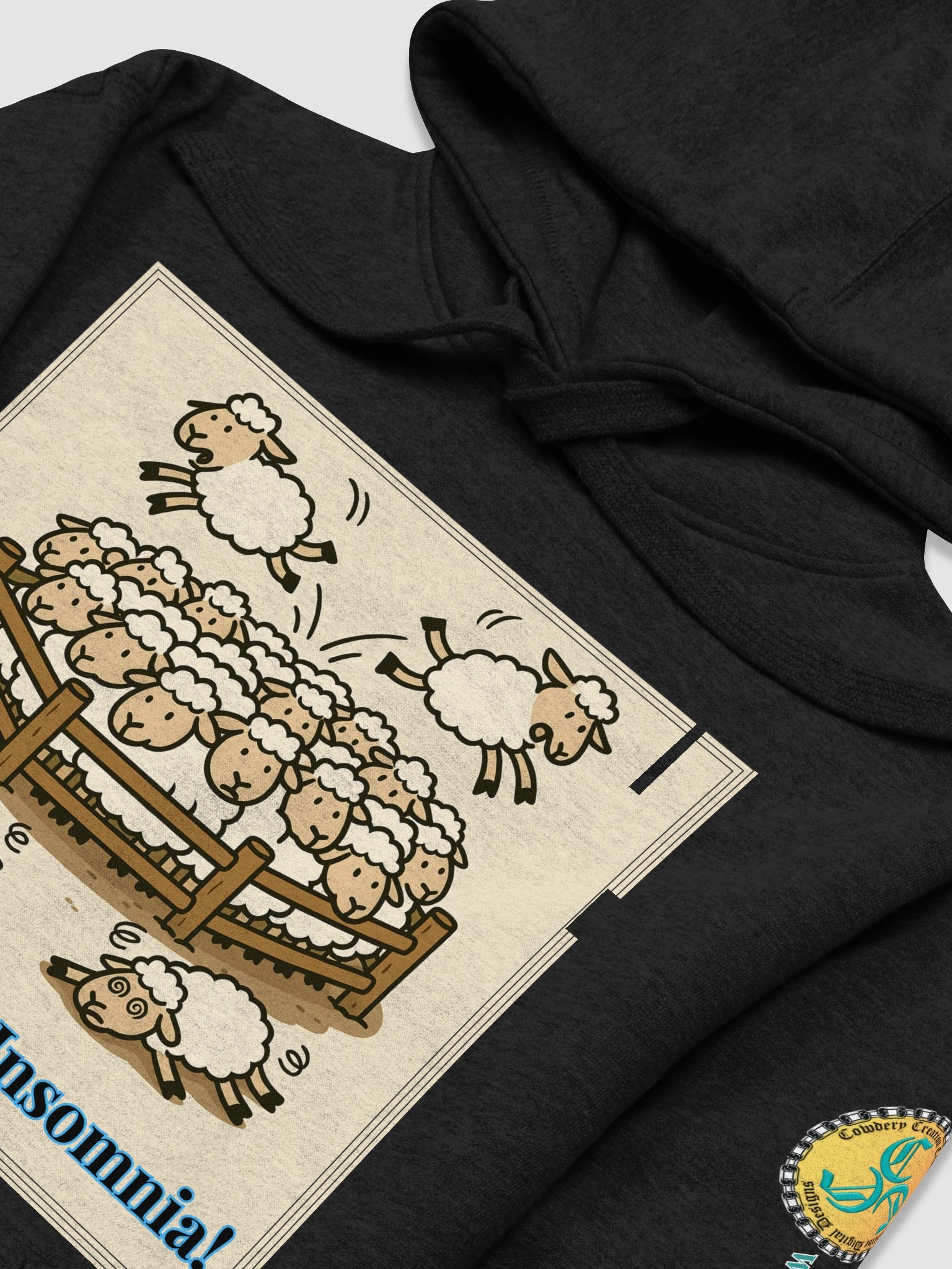 I Really Hate Insomnia (Both) Cotton Heritage Unisex Premium Hoodie product image (34)