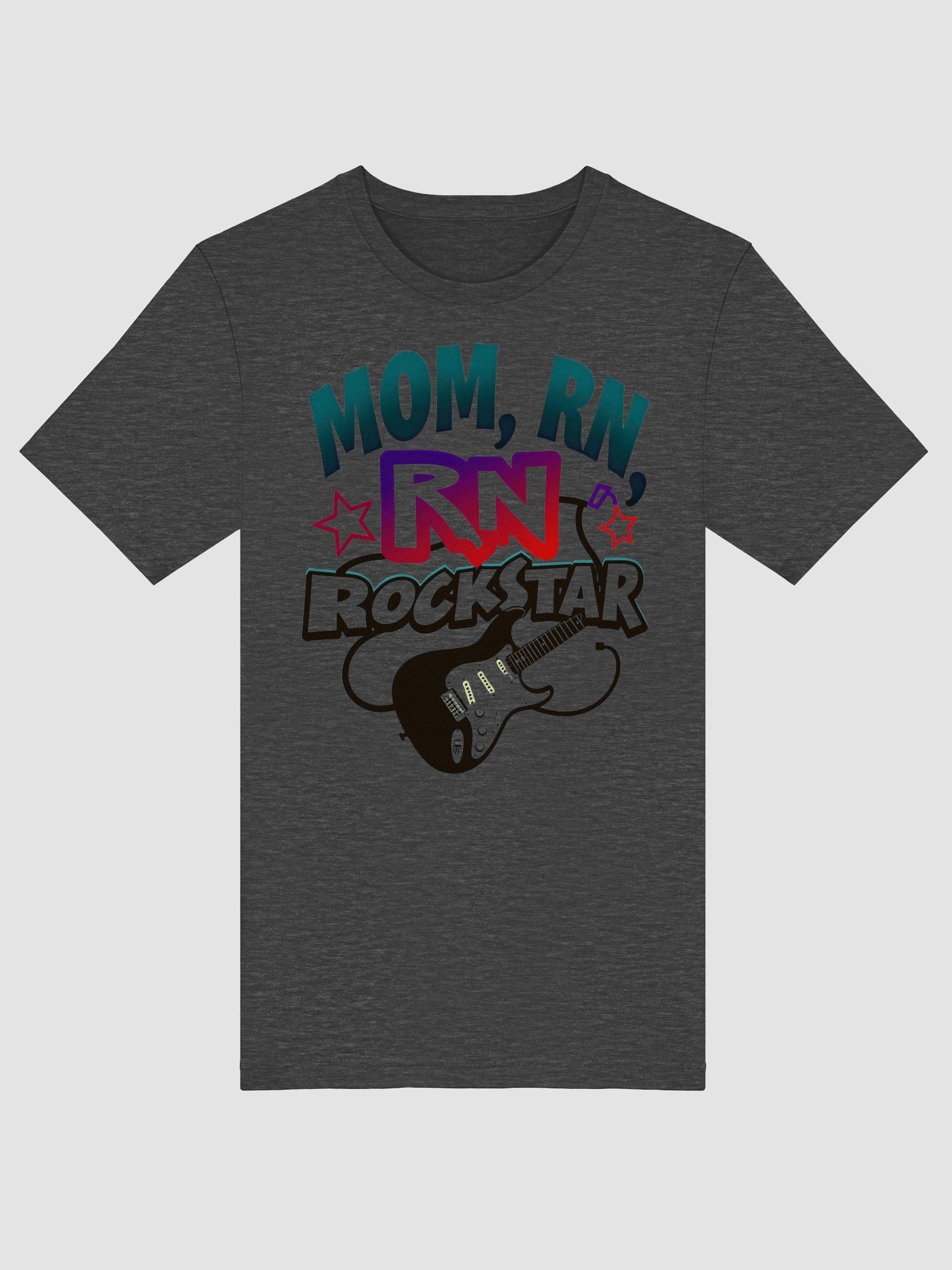 Rockstar Mom RN Graphic T-Shirt product image (29)