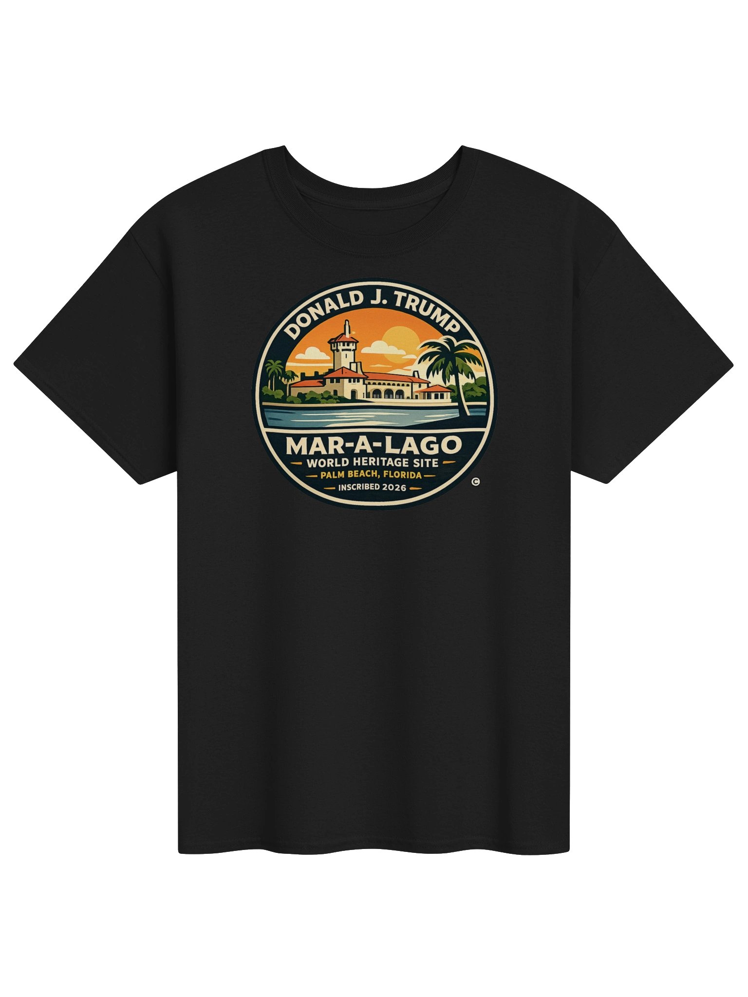 Gildan Heavyweight T-Shirt - Donald J. Trump, Mar-a-Lago, World Heritage Site™ product image (1)