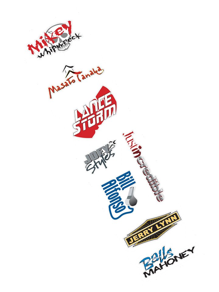 ECW Sticker Sheet 1 product image (2)