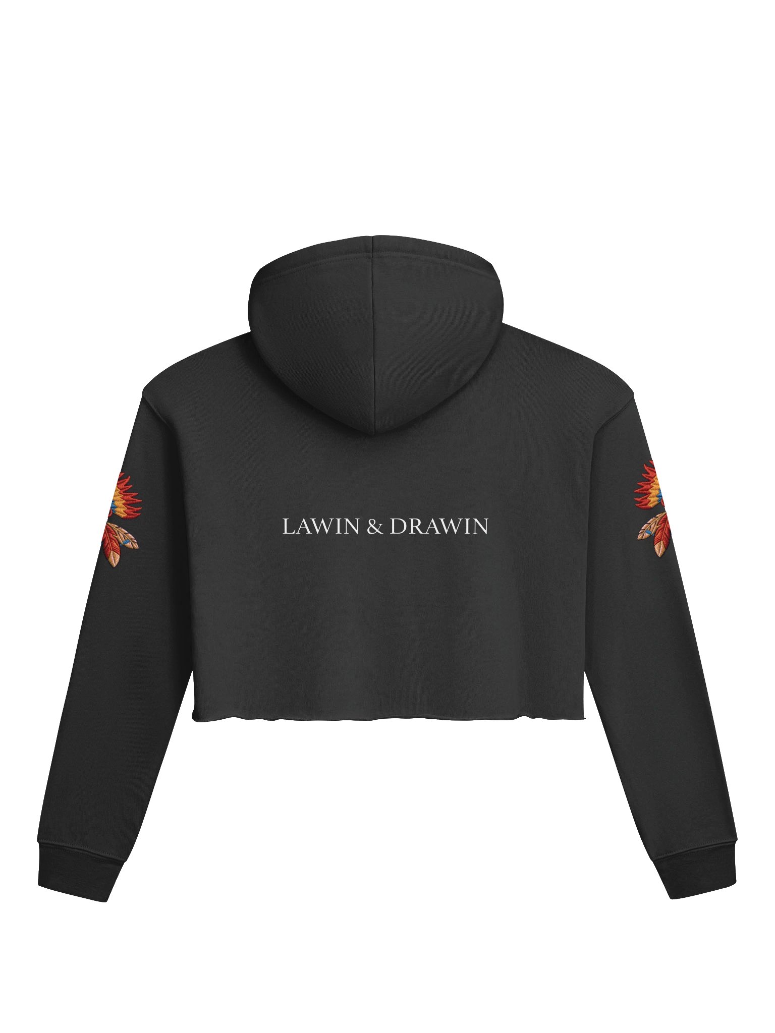 ANCESTOR Cropped Hoodie — Mayan Culture Indigenous Heritage Streetwear | Lawin & Drawin Collection product image (2)