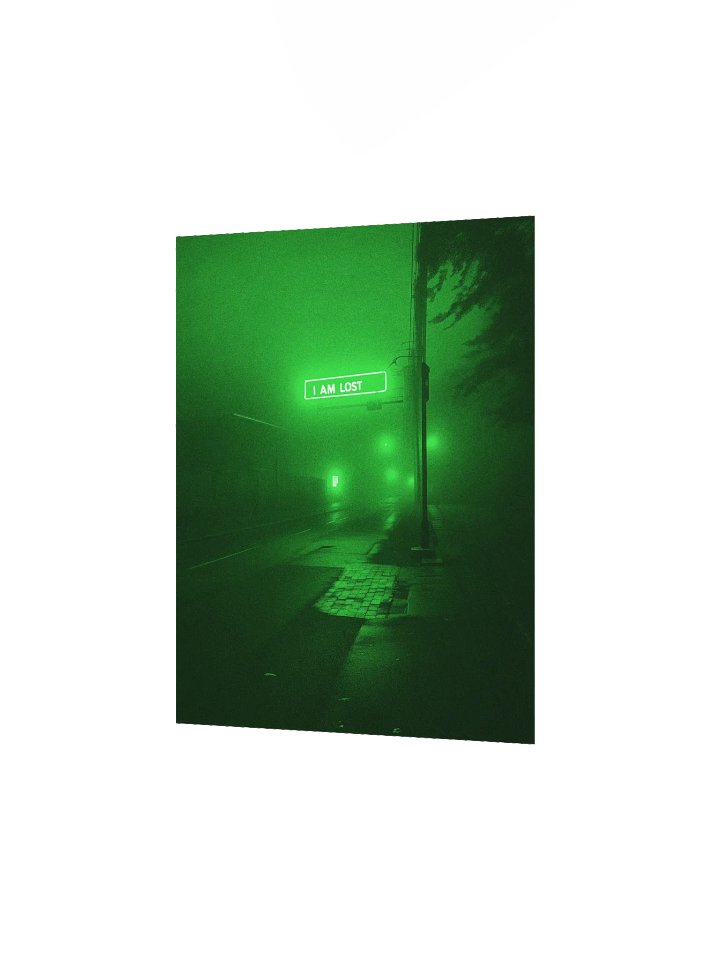 "I am lost" Matte Poster product image (2)
