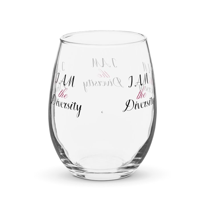I AM the Diversity Stemless Wine Glass product image (2)
