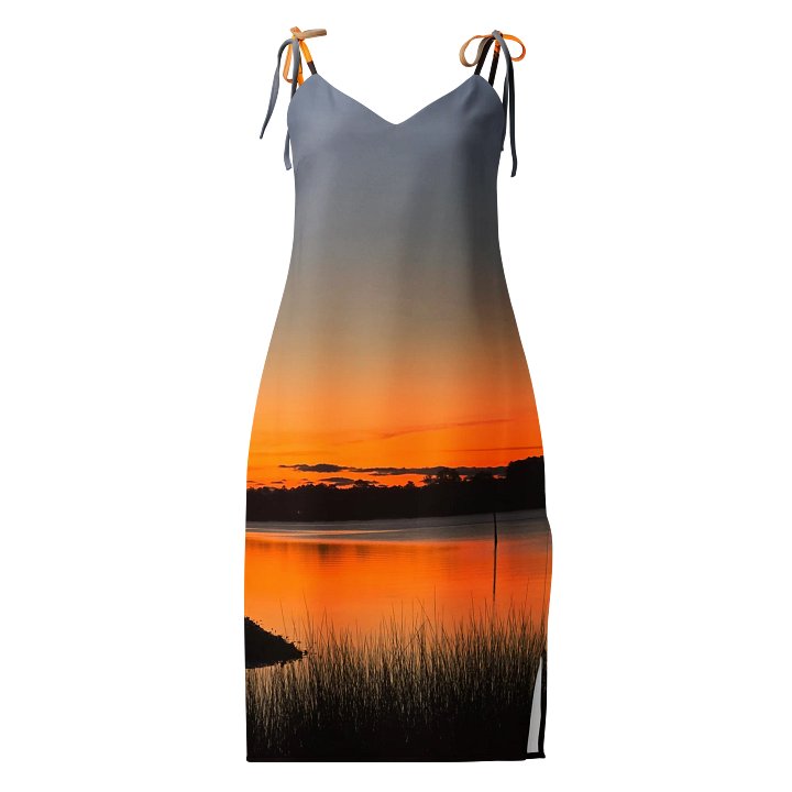 Tropical Breeze Chiffon Slip Dress product image (1)
