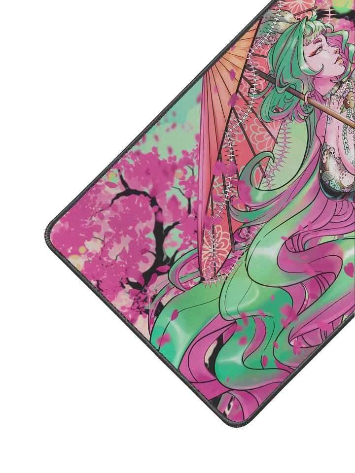 Sakura Mint Mouse Pad product image (2)