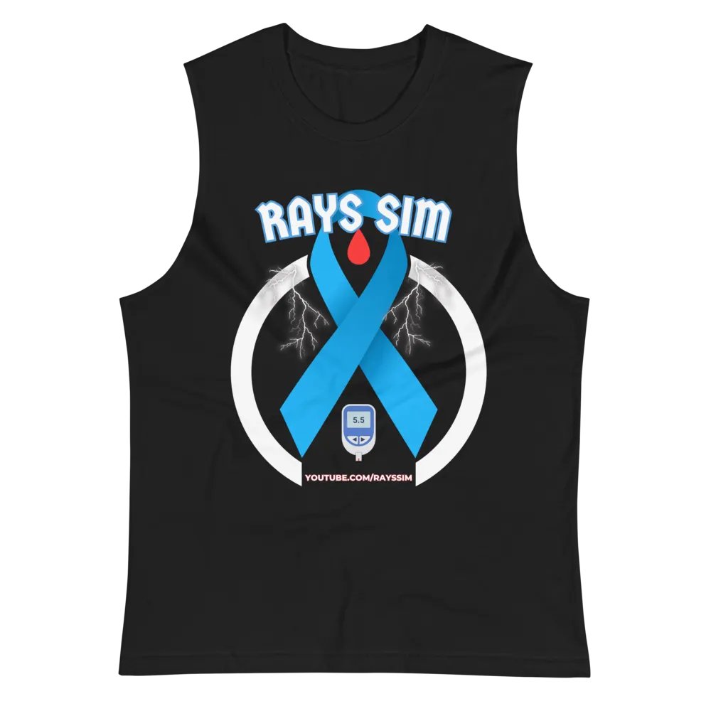 RAYS SIM Awareness Emblem Muscle Tank product image (3)