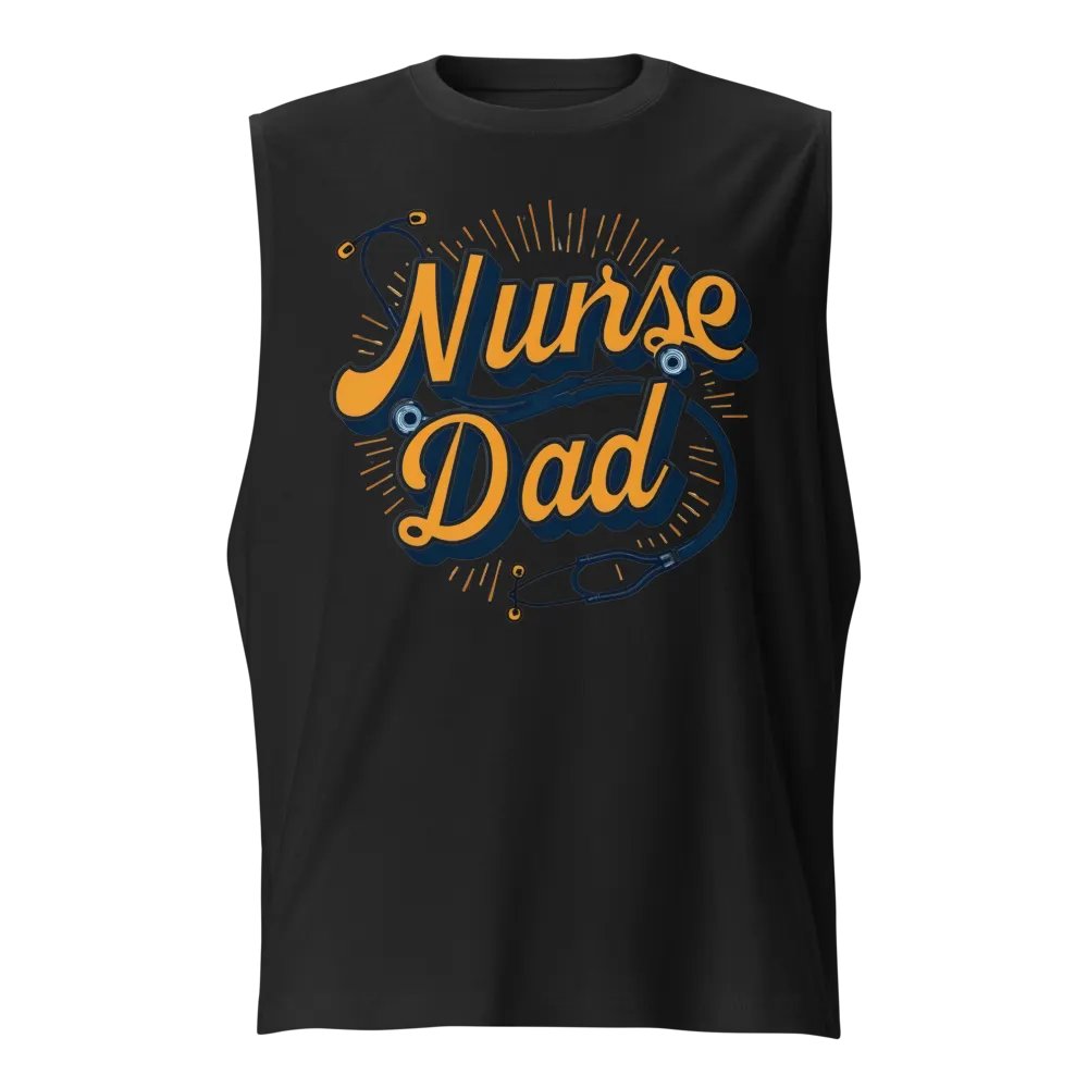 Stethoscope Dad nurse Muscle Tank product image (1)