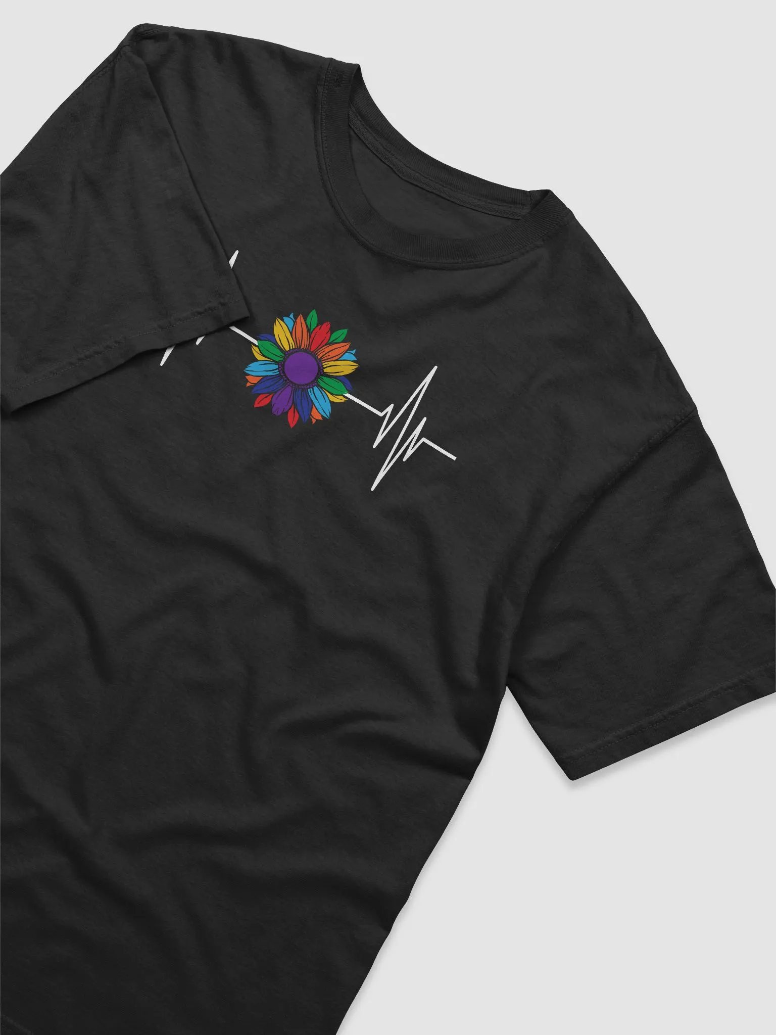 Pride Rainbow Flower Heartbeat product image (4)