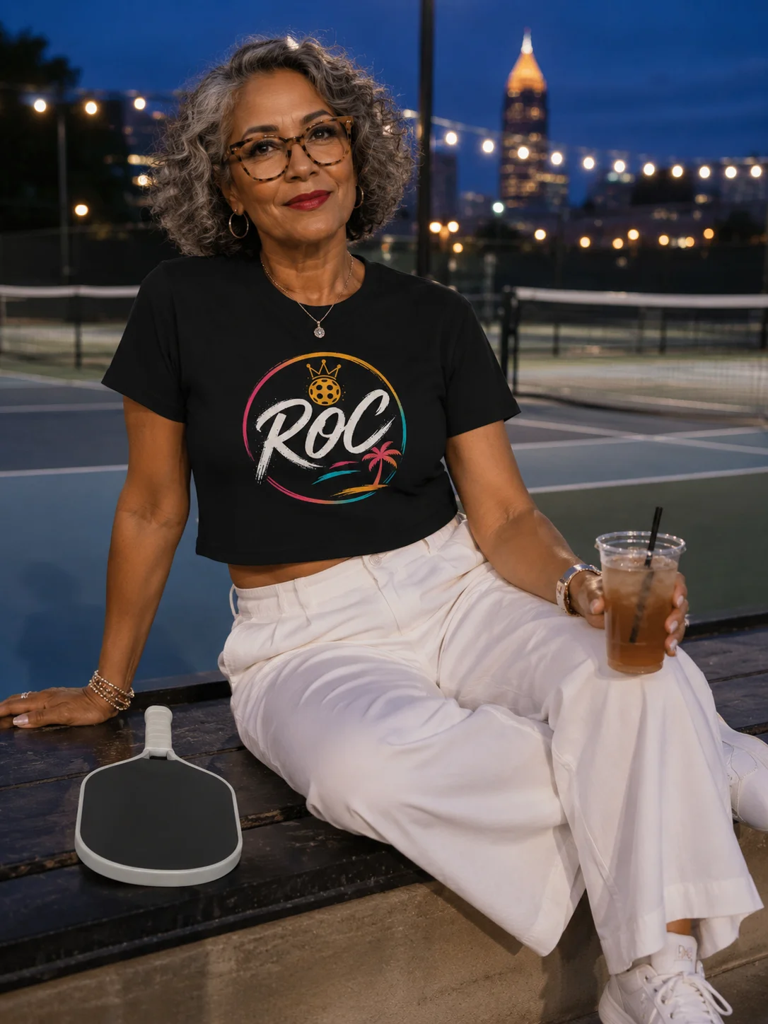 The ROC Partial Availability Crop - Black product image (2)