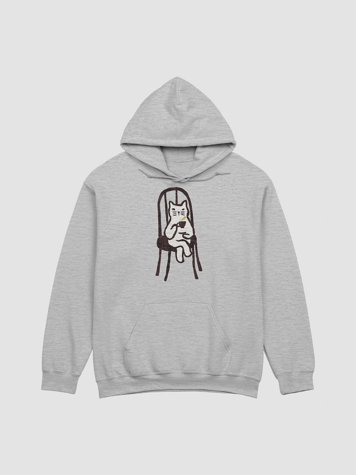 Afternoon tea with cat graphic hoodie product image (21)