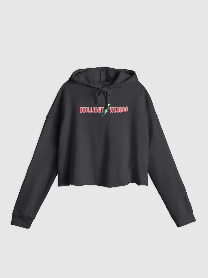 Brilliant Weirdo Cropped Hoodie - Lightning Bolt product image (1)