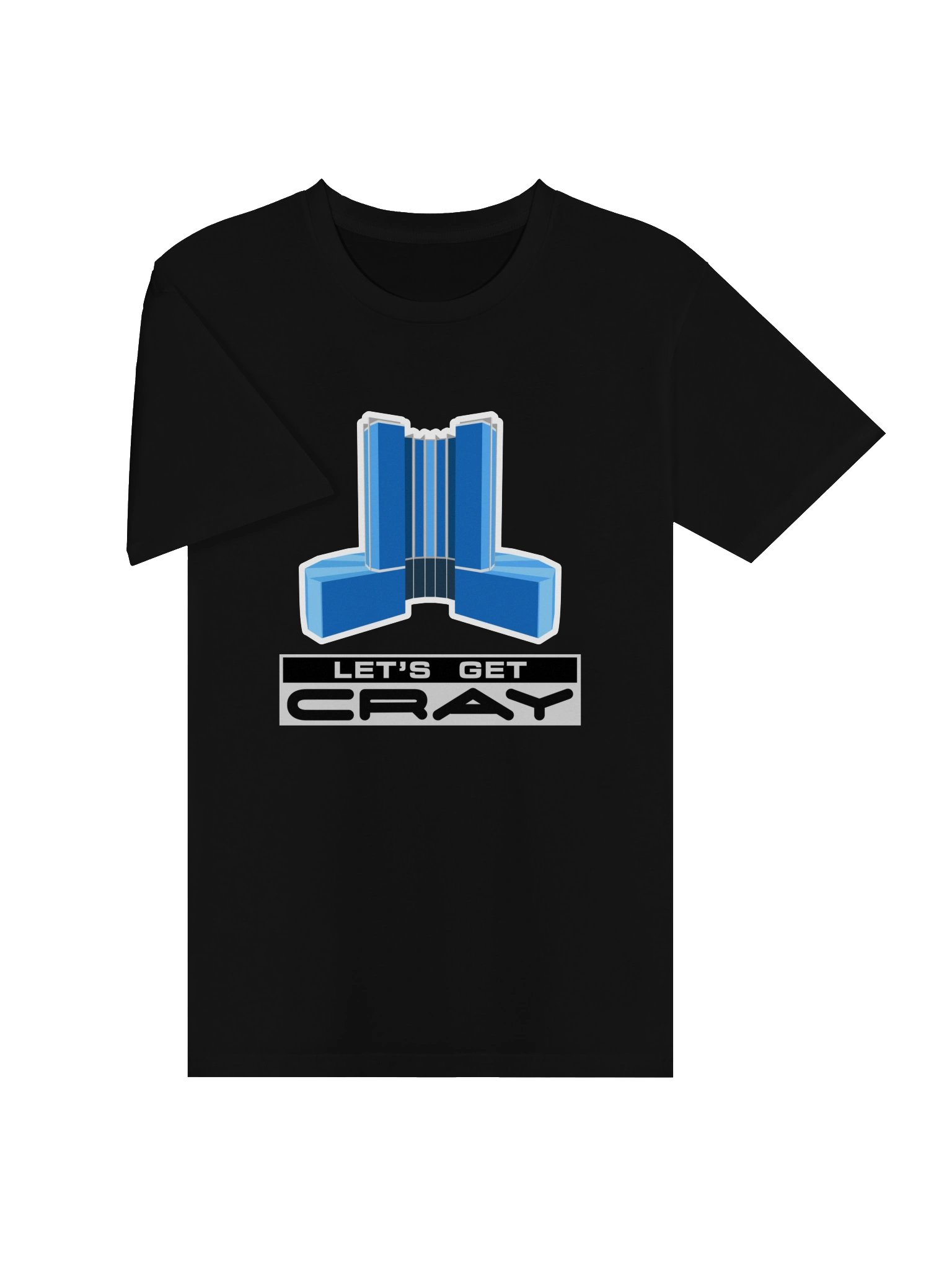 Let's Get CRAY Supercomputer (classic fit T-shirt) product image (3)