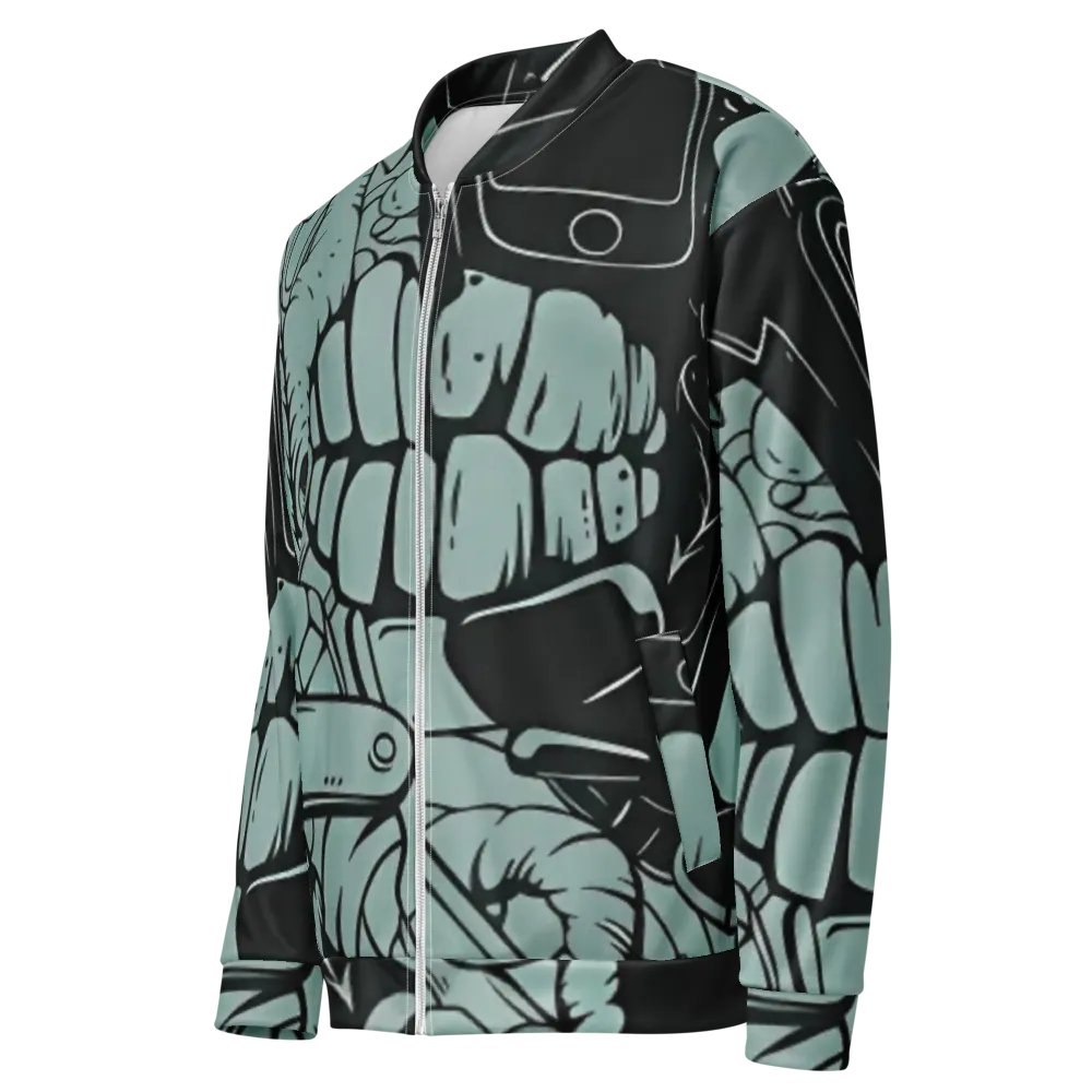Cyberpunk Chaos Bomber Jacket product image (5)
