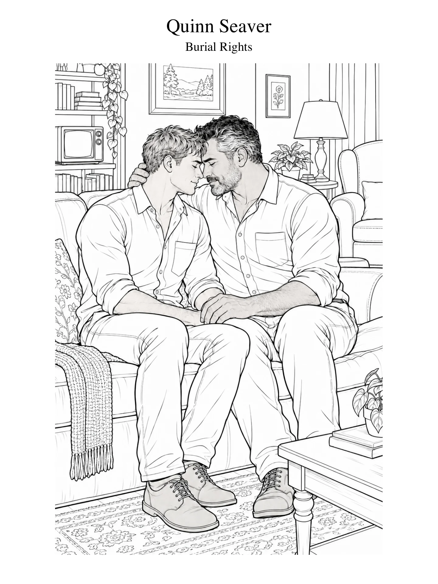 Coloring Page MM Dark Romance - Quinn Seaver — Burial Rights product image (1)