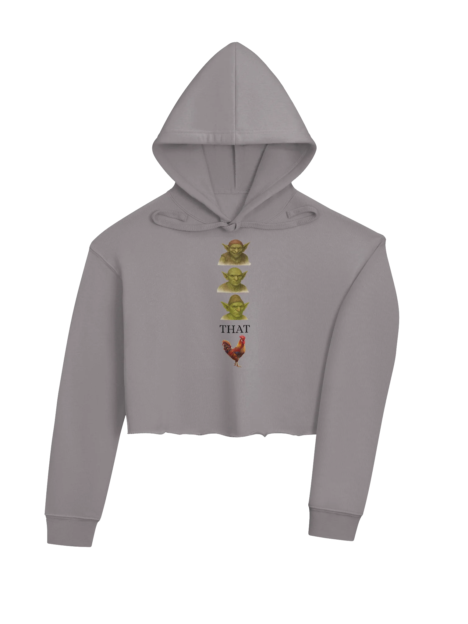 Goblin, Goblin, Goblin, THAT C@#! Crop Hoodie product image (4)