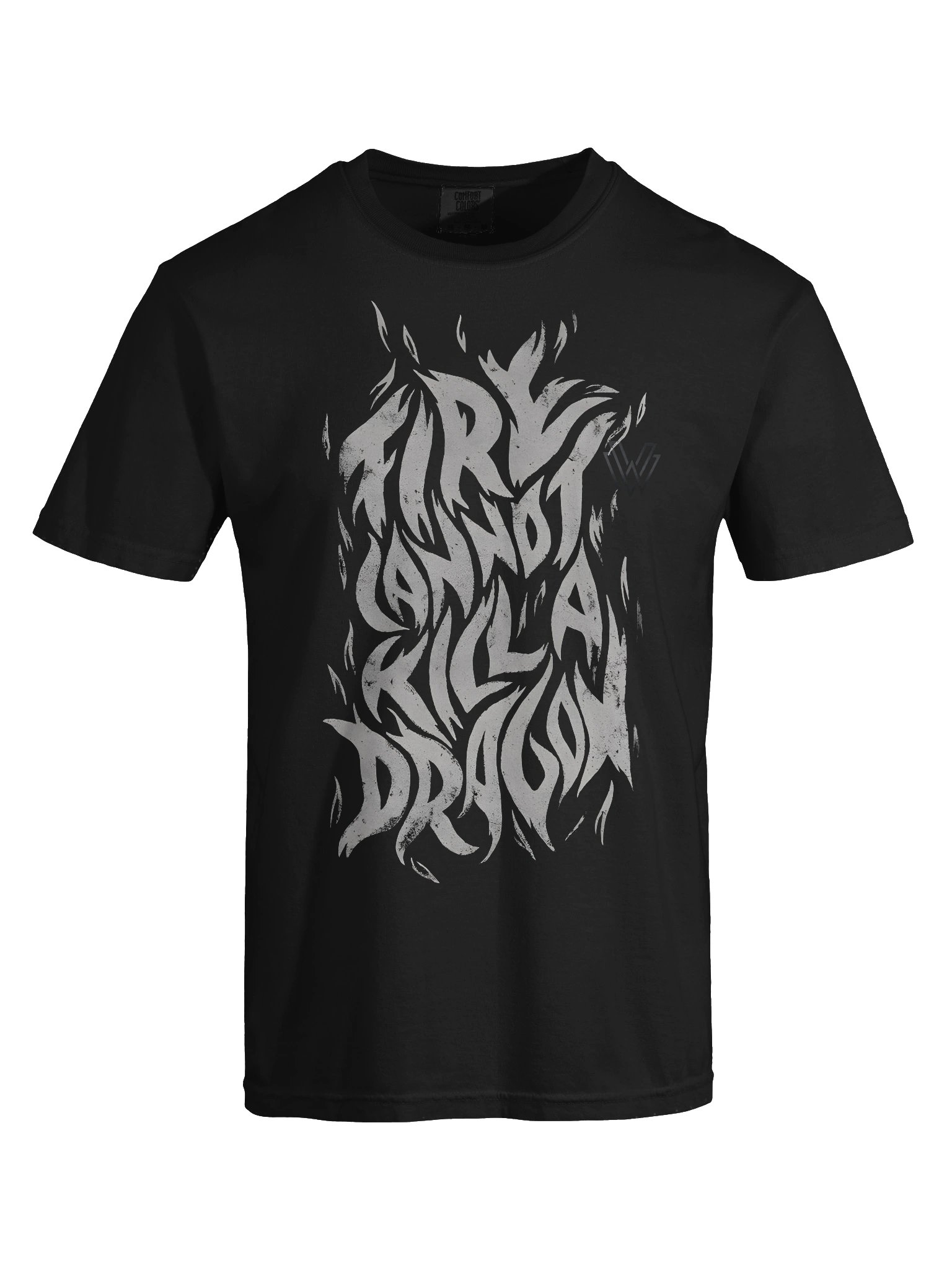 wolf and lamb t shirt black product image (5)