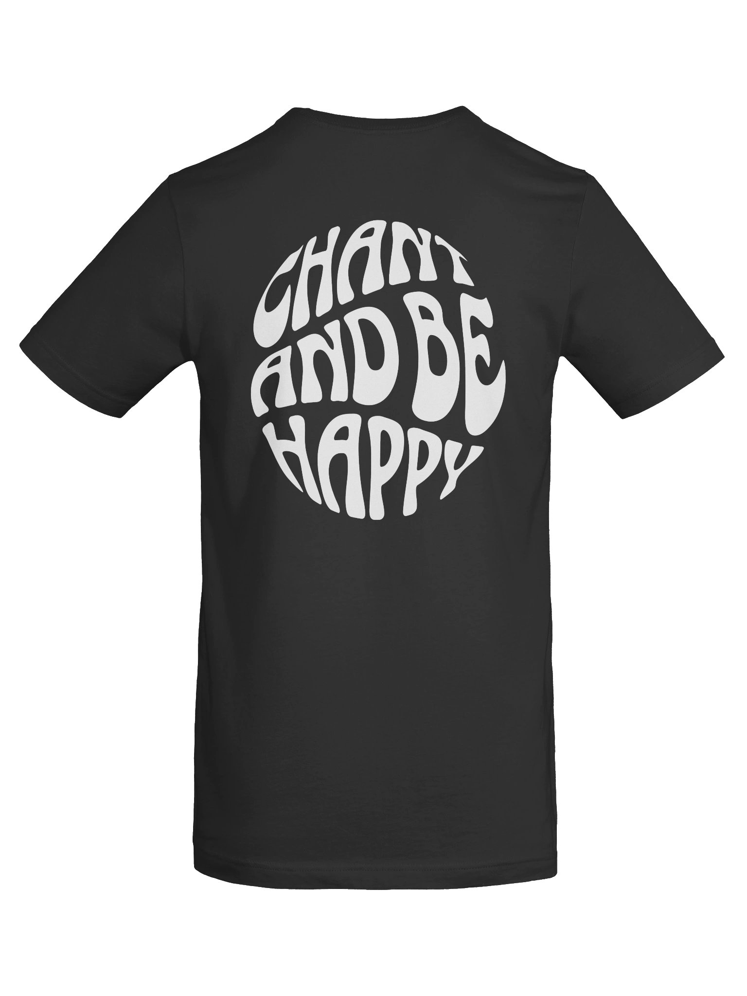 chant and be happy tee - white artwork product image (6)