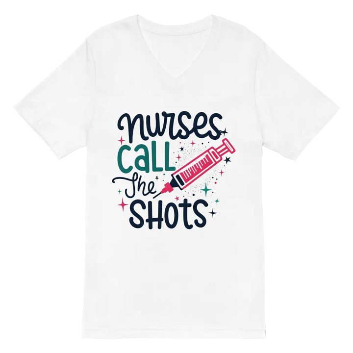 Sparkling Nurse Power V-Neck Tee product image (2)