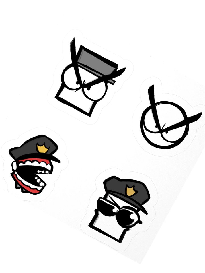 Rude Awakening: Cereal Smackdown (sticker pack B) product image (5)