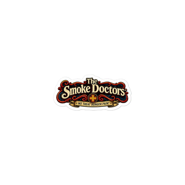 The Smoke Doctors Retro Badge Sticker product image (2)