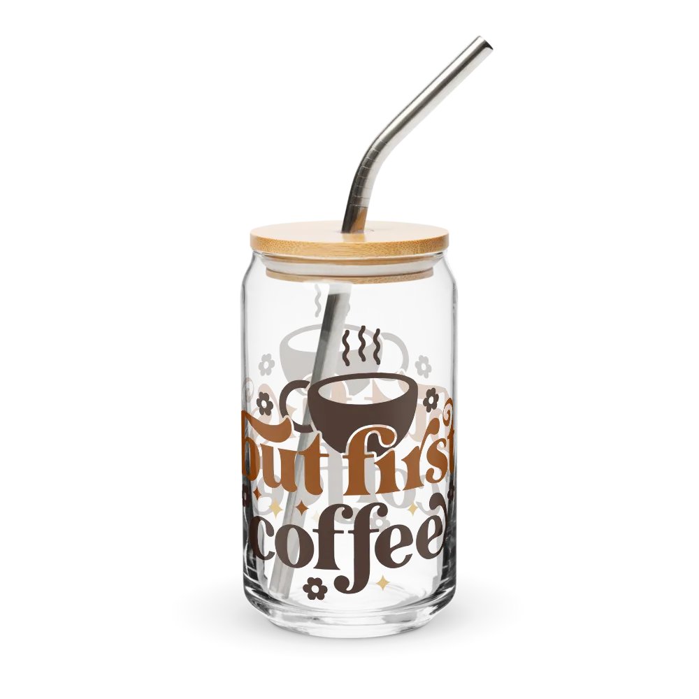 But First Coffee-Can-Shaped Glass product image (2)