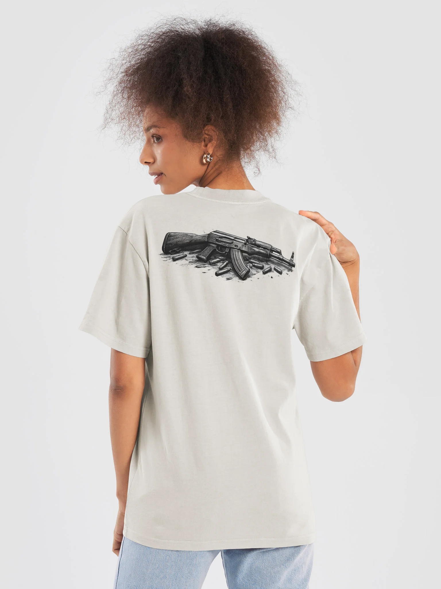 mama i'm a criminal premium t-shirt white product image (6)