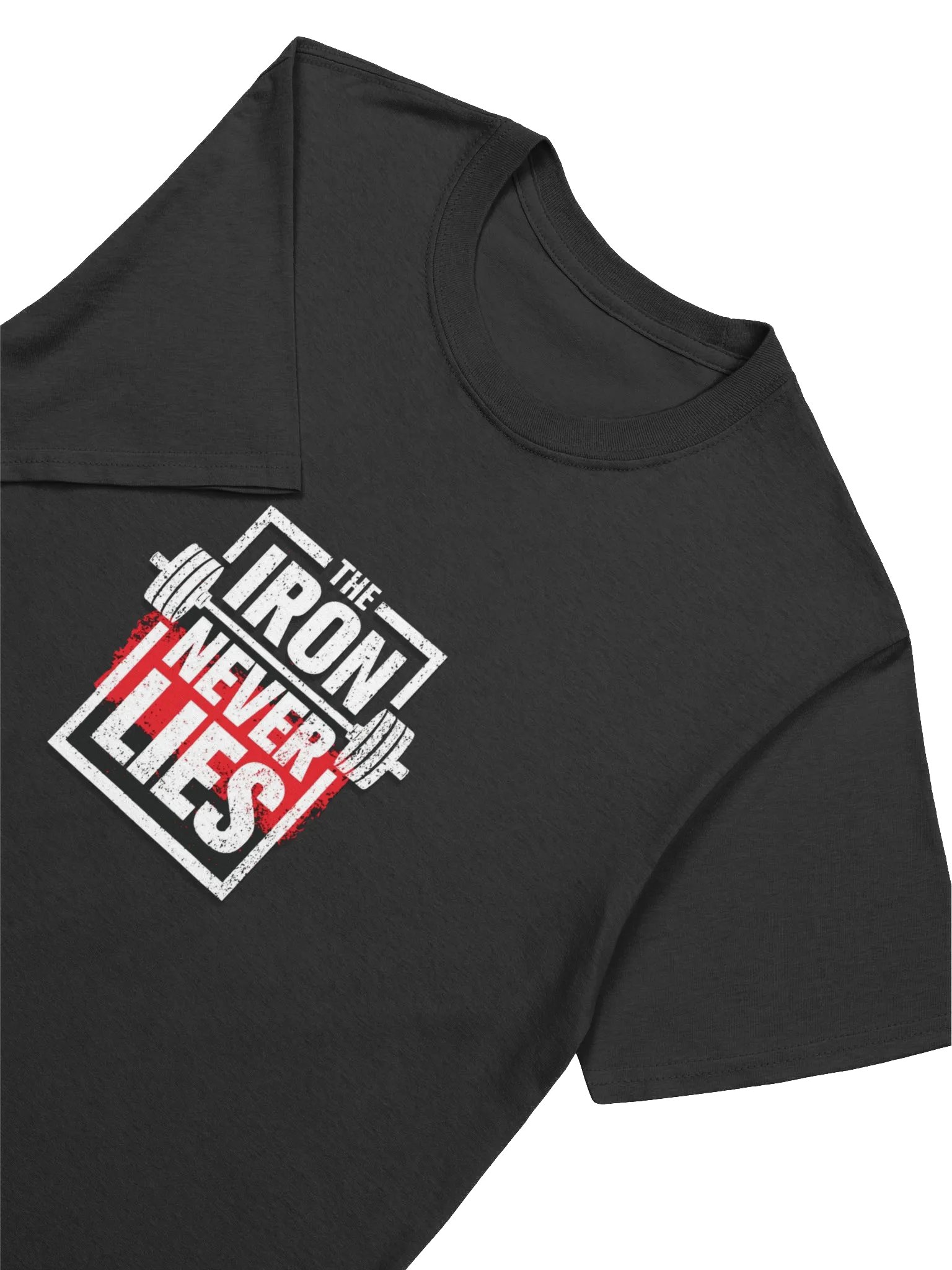 Iron Never Lies Barbell Tee product image (21)