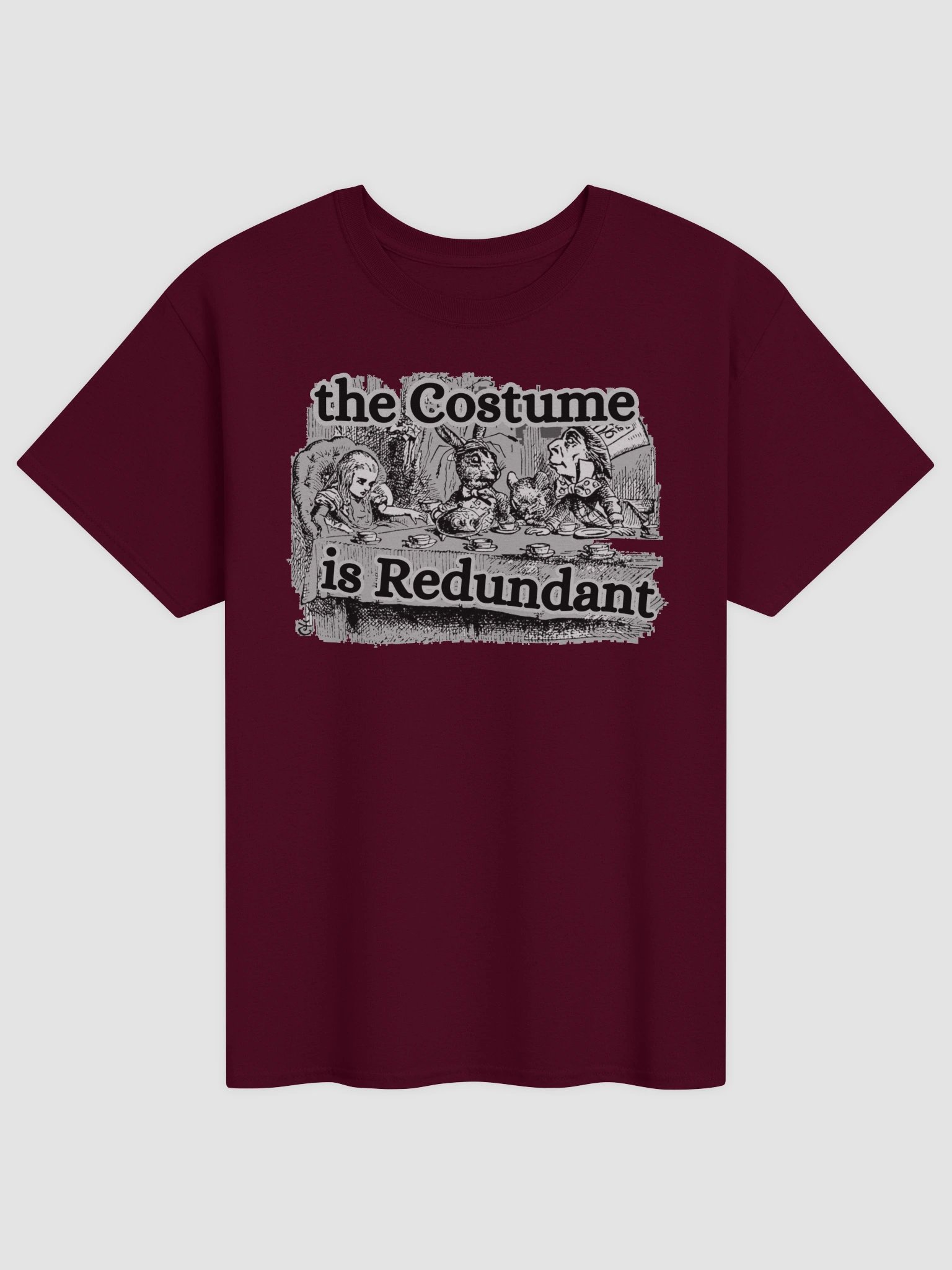 the Costume is Redundant, Alice Tea Party, Halloween Unisex Heavyweight T-Shirt product image (21)