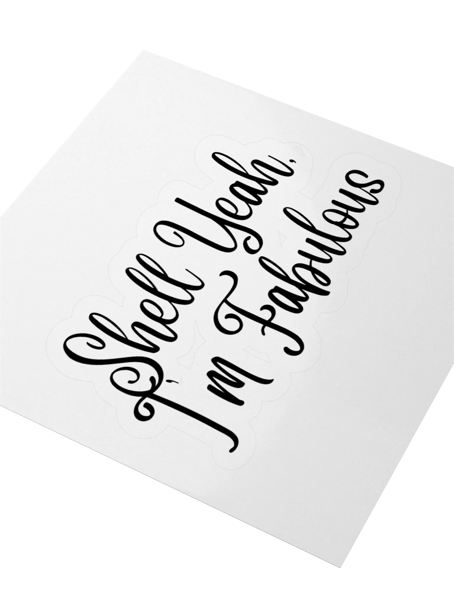 Shell Yeah, I'm Fabulous Sticker product image (9)