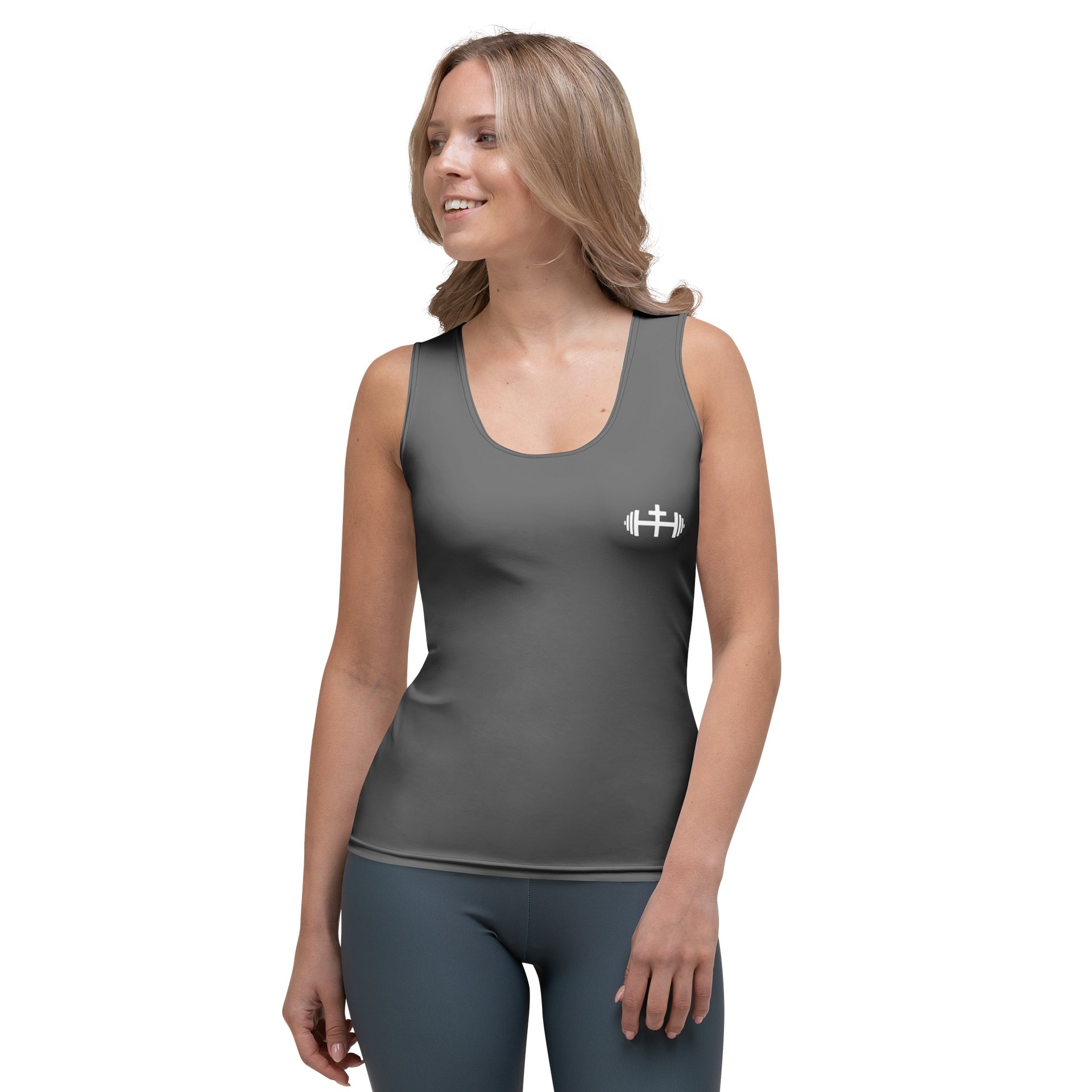 His House Women's Performance Tank - Grey product image (1)