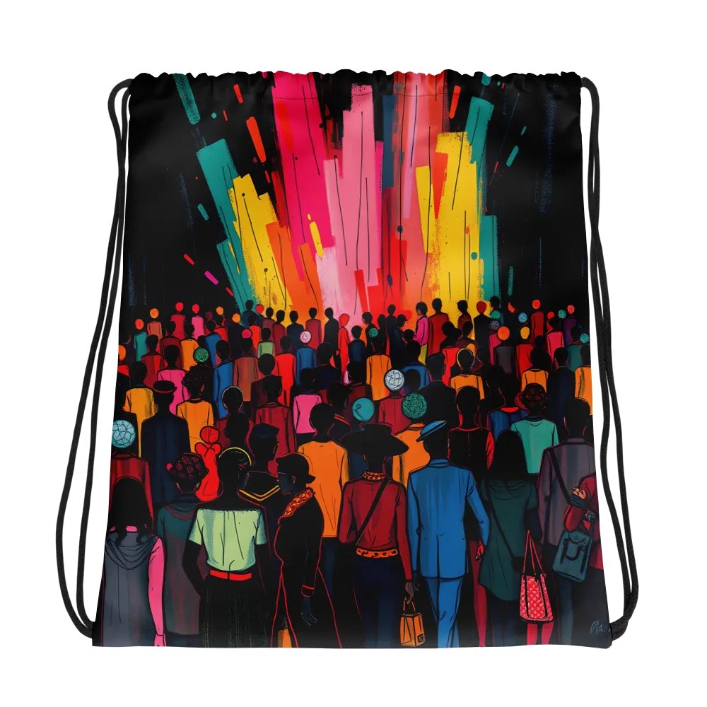 Vibrant Adventure Drawstring Backpack product image (1)