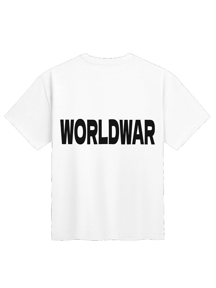 WORLDWAR TEE (NERO SU BIANCO) product image (2)