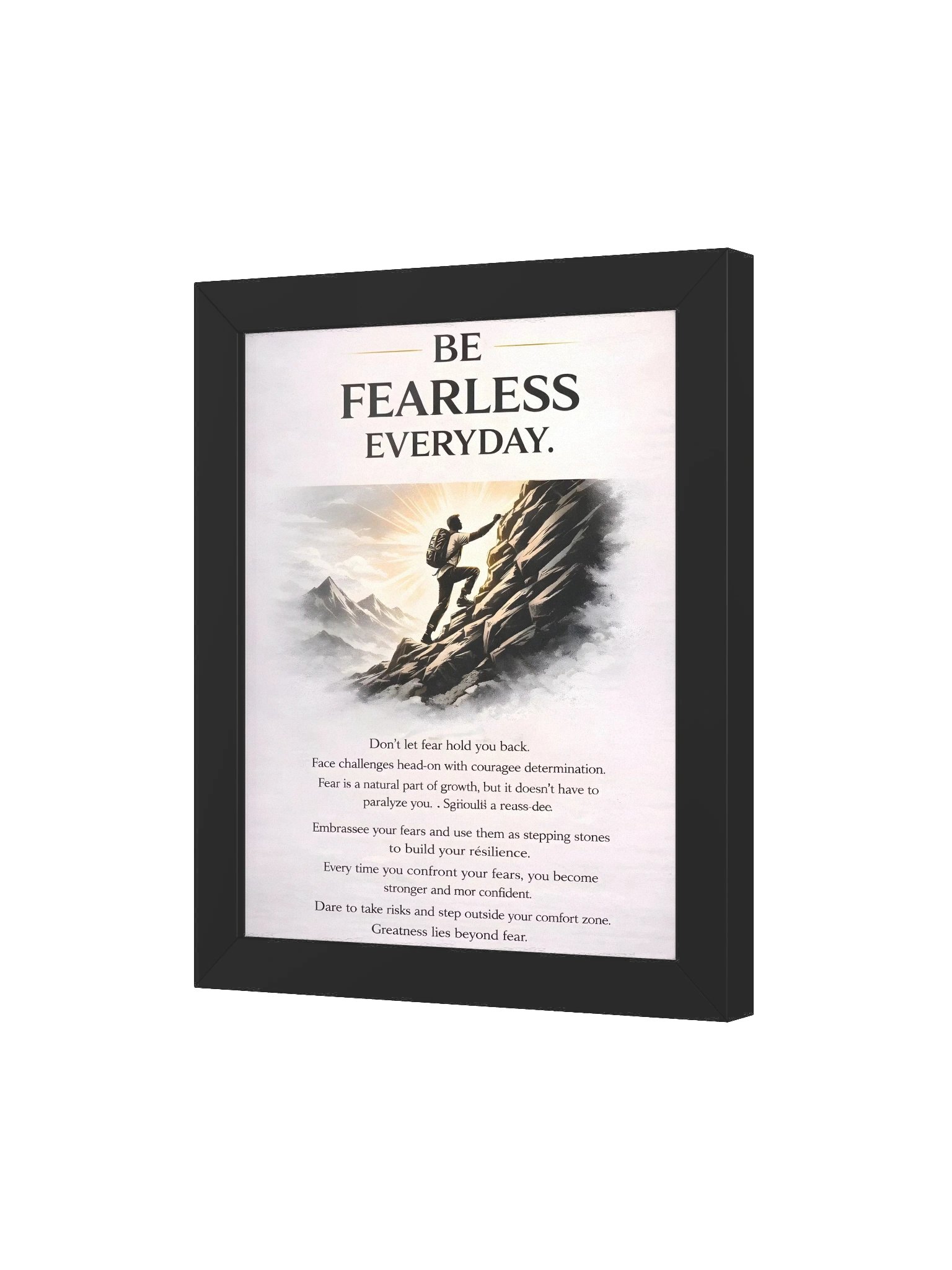 Be Fearless Everyday – Courage, Growth & Inner Strength Wall Art product image (63)