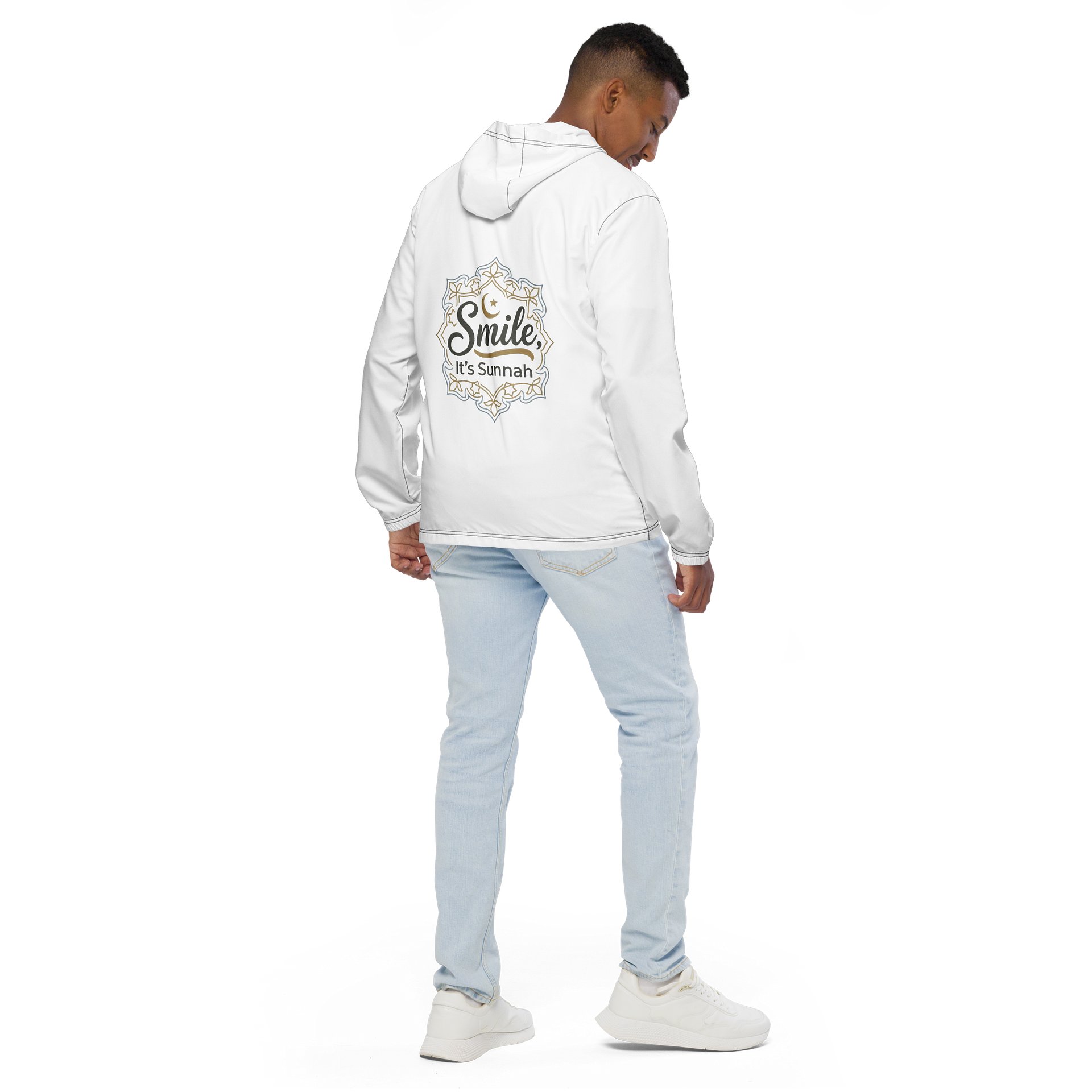 Smile It's Sunnah - Premium Windbreaker product image (3)