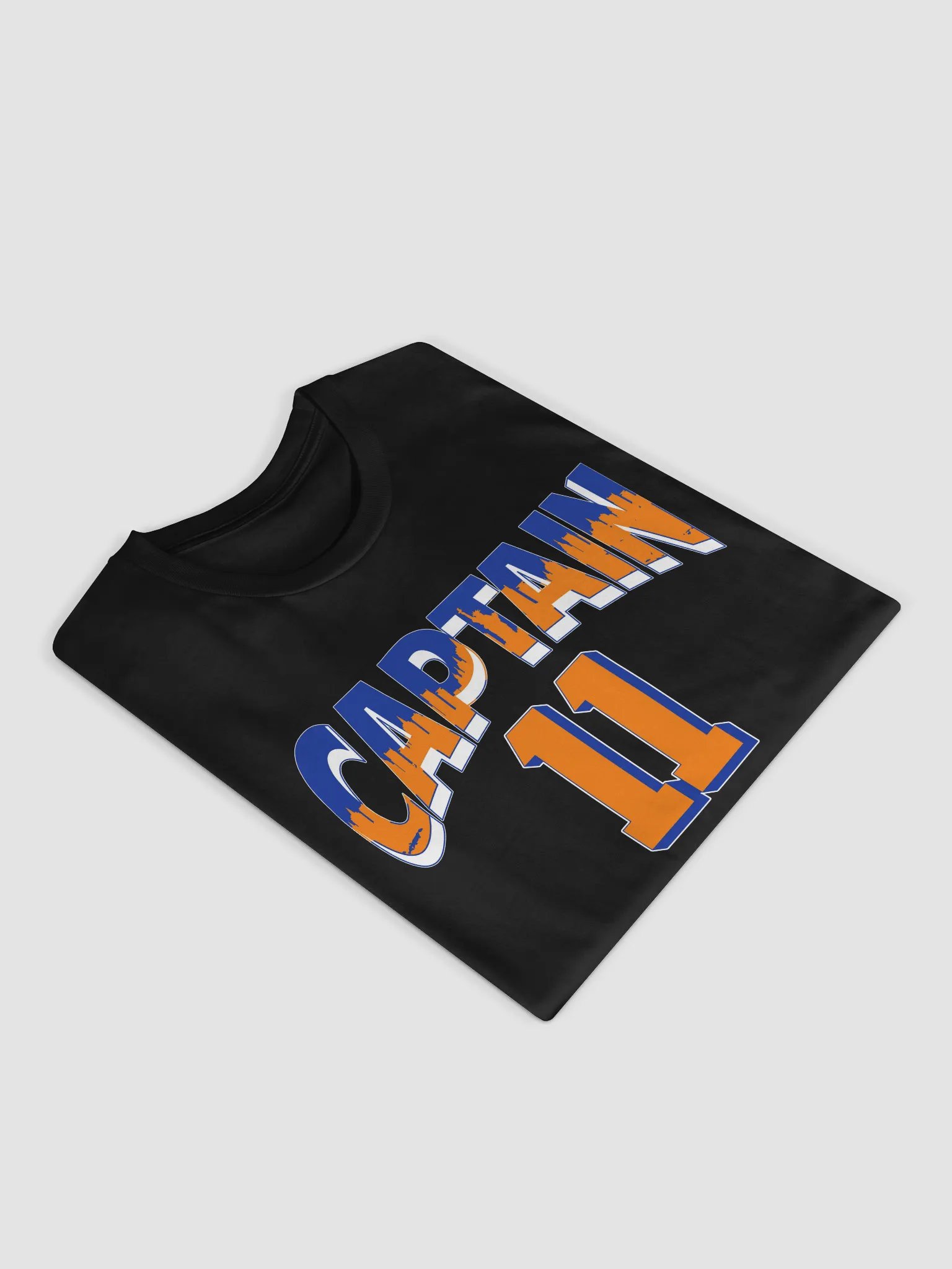 Captain 11 NYC Skyline Premium Black Cotton T-Shirt product image (3)