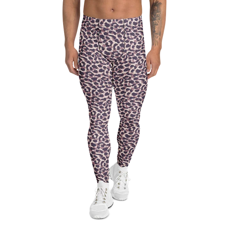 Comfortable Men's Leggings Bold Leopard Print product image (1)
