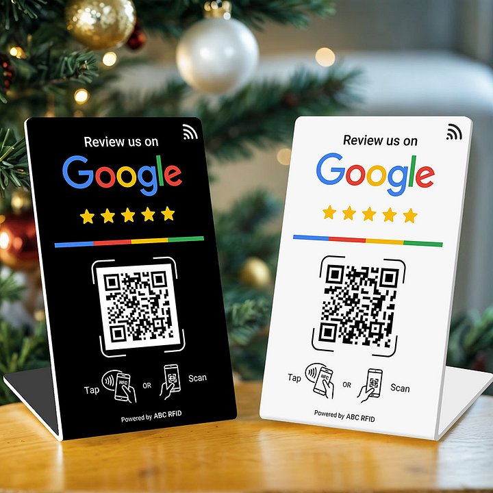 Google Review Stand (NFC Tap + QR Code) Small product image (2)