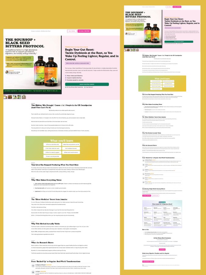 CRO Optimized Advertorial Landing Page Template | GemPages product image (1)