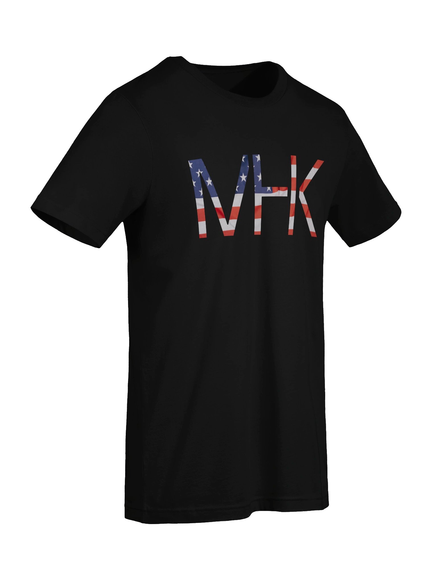 Bella + Canvas T-Shirt with MHK Logo and American Flag Motif product image (71)