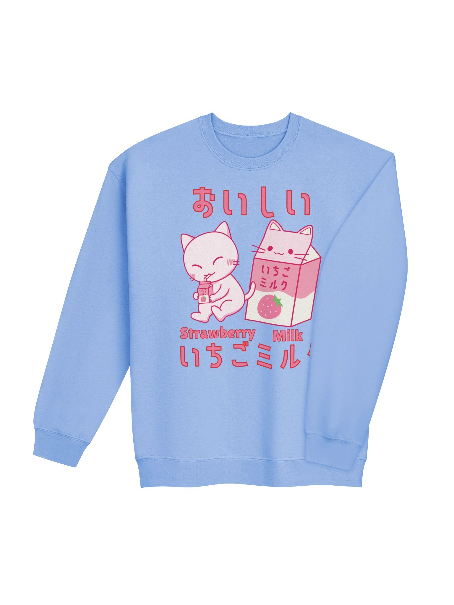 Strawberry Milk Cat - Unisex Adult Sweatshirt product image (3)